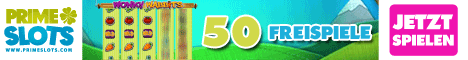 50 Freispiele im Wert von 5€ bei Primeslots